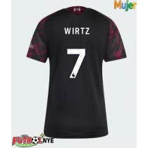 Camiseta Liverpool Florian Wirtz #7 Tercera Equipación para mujer 2026-27 manga corta